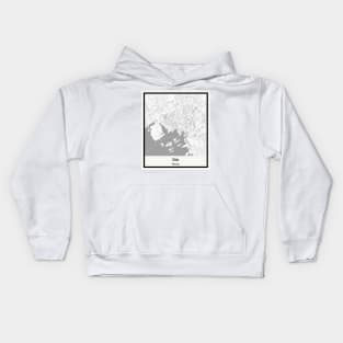 Map of Oslo - Norway Kids Hoodie